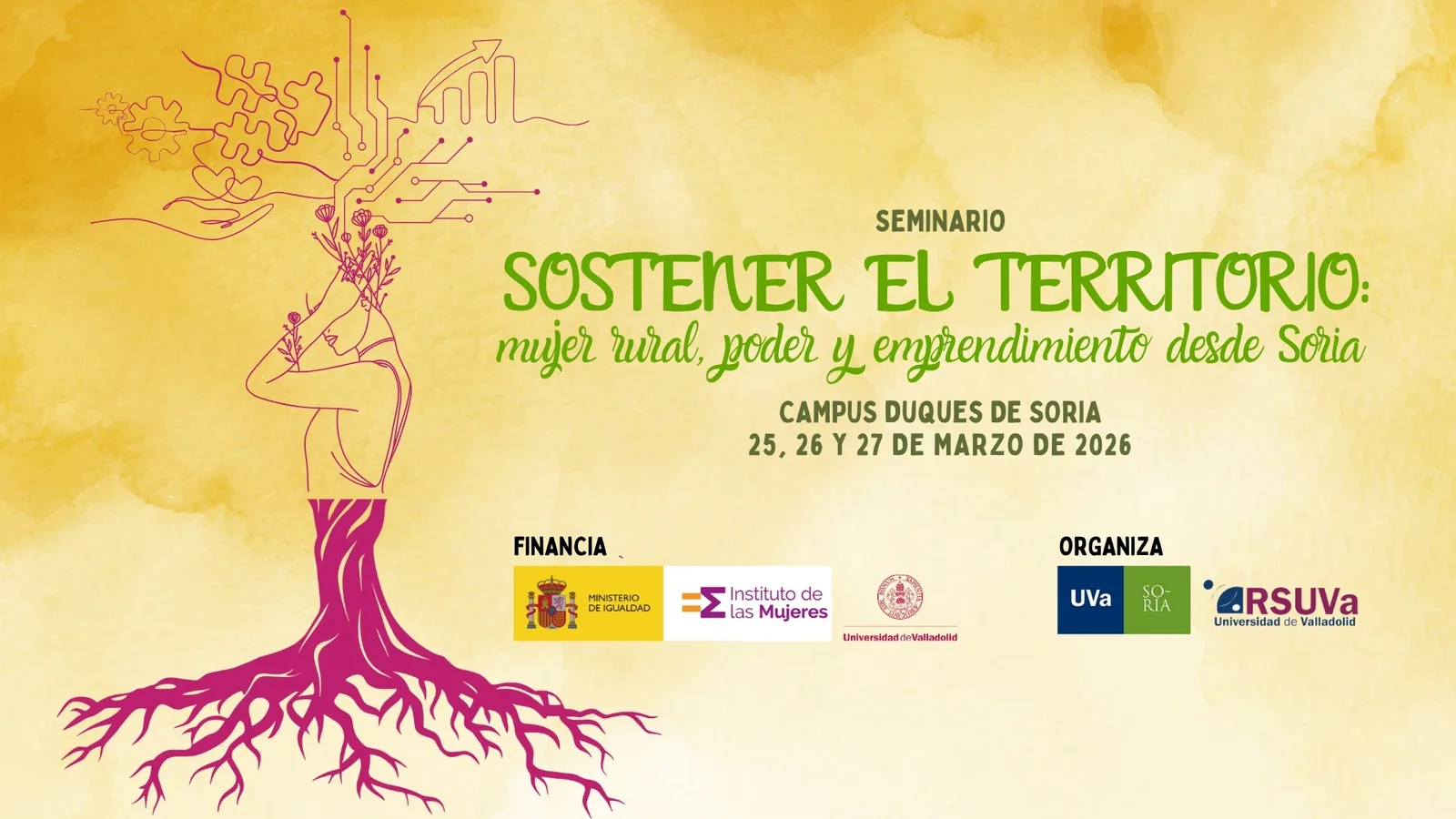 Seminario "Sostener el territorio: mujer rural, poder y emprendimiento desde Soria"